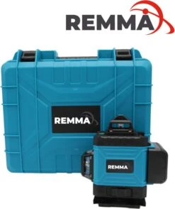 Kruislijnlaser - Professionele Bouwlaser - 16 Lijnen 360° Laser - Met Afstandsbediening - Inclusief 2 Accu's - Zelf Nivellerend - Van Remma