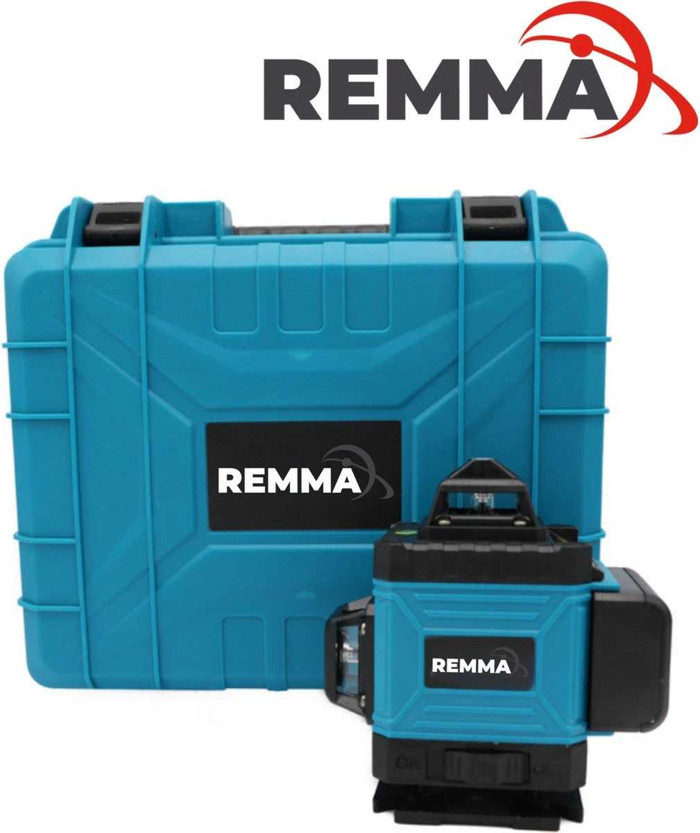 Kruislijnlaser - Professionele Bouwlaser - 16 Lijnen 360° Laser - Met Afstandsbediening - Inclusief 2 Accu's - Zelf Nivellerend - Van Remma 1 Kruislijnlaser - Professionele Bouwlaser - 16 Lijnen 360° Laser - Met Afstandsbediening - Inclusief 2 Accu's - Zelf Nivellerend - Van Remma