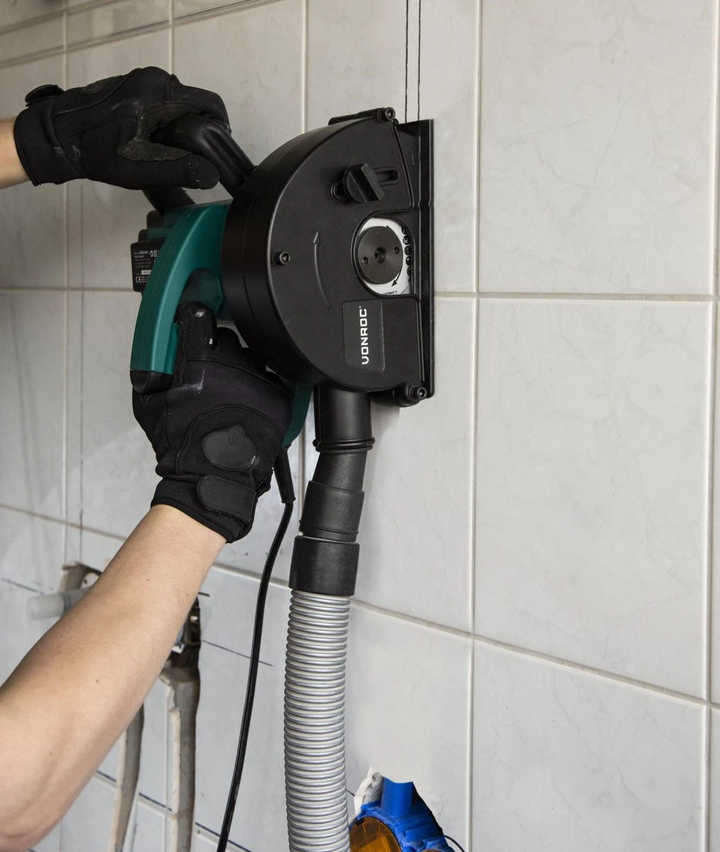 VONROC Muurfrees – Sleufmachine – 1700W – Ø150MM – Incl. 2 Stuks Diamantschijven & Opbergtas 7 VONROC Muurfrees – Sleufmachine – 1700W – Ø150MM – Incl. 2 Stuks Diamantschijven & Opbergtas - Afbeelding 7