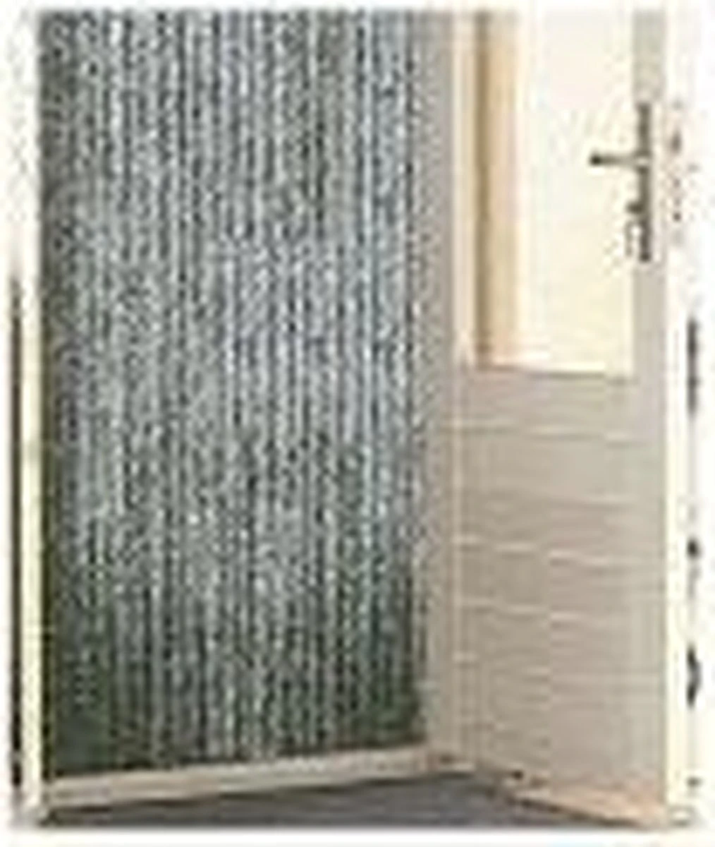 Merkloos Cortenda Kattenstaart Vliegengordijn - 90 X 220 Cm - Blauw/Grijs/Wit 8 Merkloos Cortenda Kattenstaart Vliegengordijn - 90 X 220 Cm - Blauw/Grijs/Wit - Afbeelding 8