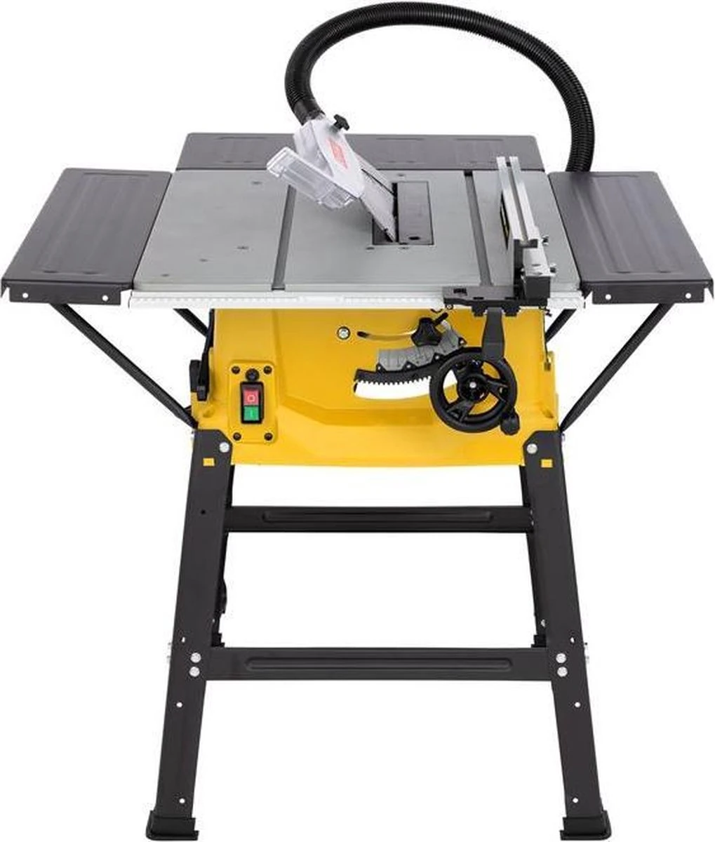 Powerplus POWX07595 Zaagtafel - Tafelzaagmachine Met Onderstel - 2000W - 250mm Zaagblad- Incl. 24 Tanden Cirkelzaag Blad Voor Hout, Parallelgeleider, Aansluiting Voor Stofzuiger - Stevig En Gebruiksvriendelijk 3 Powerplus POWX07595 Zaagtafel - Tafelzaagmachine Met Onderstel - 2000W - 250mm Zaagblad- Incl. 24 Tanden Cirkelzaag Blad Voor Hout, Parallelgeleider, Aansluiting Voor Stofzuiger - Stevig En Gebruiksvriendelijk - Afbeelding 3