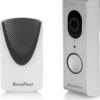 SecuFirst DID701S Slimme Wifi Deurbel Met Camera Met Draadloze Gong Zilver Grijs - 1080P