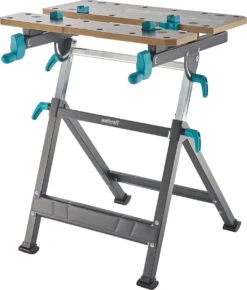 Wolfcraft - MASTER 650 ERGO - Verstelbare Werkbank - Werktafel Met Bankschroef - Klemtafel Inklapbaar - Opvouwbaar - 6870000 - 10 JAAR GARANTIE