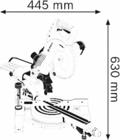 Bosch Professional GCM 800 SJ Afkortzaag - 1400 W - Ø 216 Mm -Makita || Merkloos || Stanley Verkoopwinkel 1026x1200 5