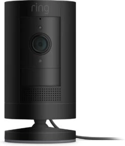 Ring Stick Up Cam Plug-in - Beveiligingscamera - Bedraad - Zwart
