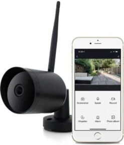 Outdoor IP-camera - LSC Smart Connect - Zwarte IP HD Camera Voor Buiten