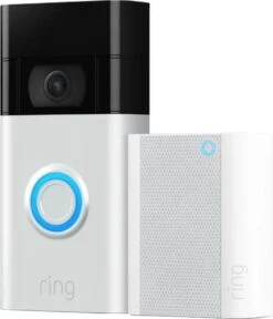 Ring Video Deurbel 2e Generatie - 1080p HD-video - Chime Deurbelgong - Zilver