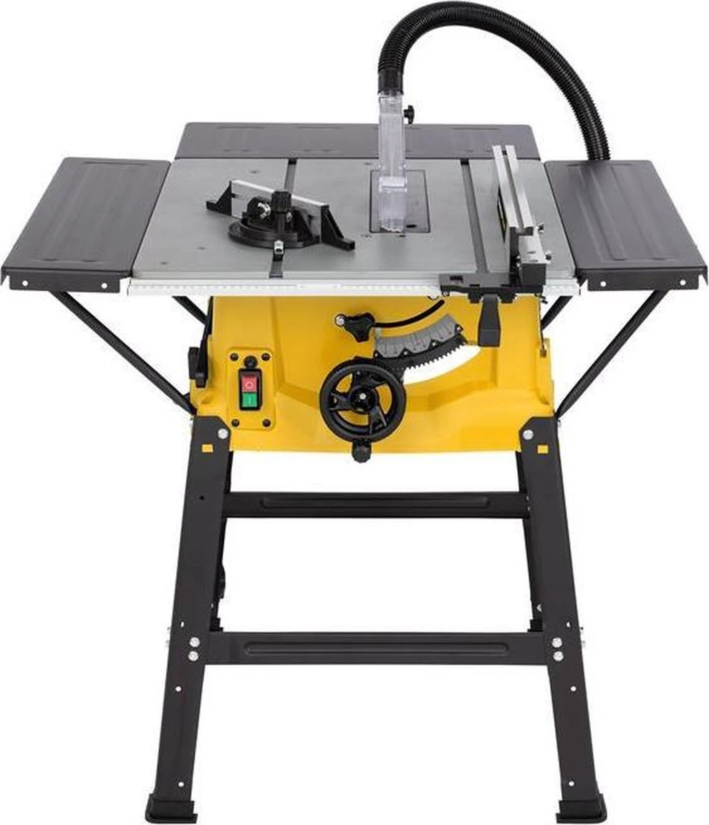 Powerplus POWX07595 Zaagtafel - Tafelzaagmachine Met Onderstel - 2000W - 250mm Zaagblad- Incl. 24 Tanden Cirkelzaag Blad Voor Hout, Parallelgeleider, Aansluiting Voor Stofzuiger - Stevig En Gebruiksvriendelijk 2 Powerplus POWX07595 Zaagtafel - Tafelzaagmachine Met Onderstel - 2000W - 250mm Zaagblad- Incl. 24 Tanden Cirkelzaag Blad Voor Hout, Parallelgeleider, Aansluiting Voor Stofzuiger - Stevig En Gebruiksvriendelijk - Afbeelding 2