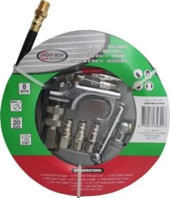 Hofftech Compressor Slang - Luchtslang 8 Meter Met Accessoires - 10 Delig -Makita || Merkloos || Stanley Verkoopwinkel 1031x1200 5