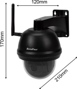 SecuFirst CAM214Z Dome Camera Zwart - IP Camera Draai- En Kantelbaar Voor Buiten - FHD 1080P -Makita || Merkloos || Stanley Verkoopwinkel 1034x1200 6