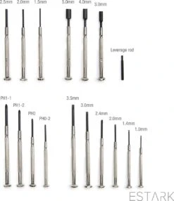 Mini Schroevendraaier Set - Kruiskop / Platte Kop - Precisie Juweliers Schroevendraaier Set - Kleine Horloge Schroevendraaier - Plat Kruis - 16-DELIG 24 Mini Schroevendraaier Set - Kruiskop / Platte Kop - Precisie Juweliers Schroevendraaier Set - Kleine Horloge Schroevendraaier - Plat Kruis - 16-DELIG -Makita || Merkloos || Stanley Verkoopwinkel 1037x1200