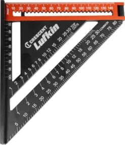 Lufkin LSS300X6EU 2-in-1 Uitklapbare Aluminium Winkelhaak Blokhaak, Uitklapbaar Tot 30cm - Zwaaihaak - Schrijfhaak - Speed Square -Makita || Merkloos || Stanley Verkoopwinkel 1038x1200