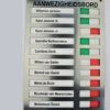 Aanwezigheidsbord - Afwezigheidsbord Voor 10 Personen – 20x29.7cm - Voorzien Van Vier Schroefgaten - 1 Stuk