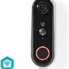 Nedis SmartLife Videodeurbel - Wi-Fi - Batterij Gevoed - Android™ / IOS - HD 720p - Cloud Opslag (optioneel) / MicroSD (niet Inbegrepen) - IP54 - Met Bewegingssensor - Nachtzicht - Wit