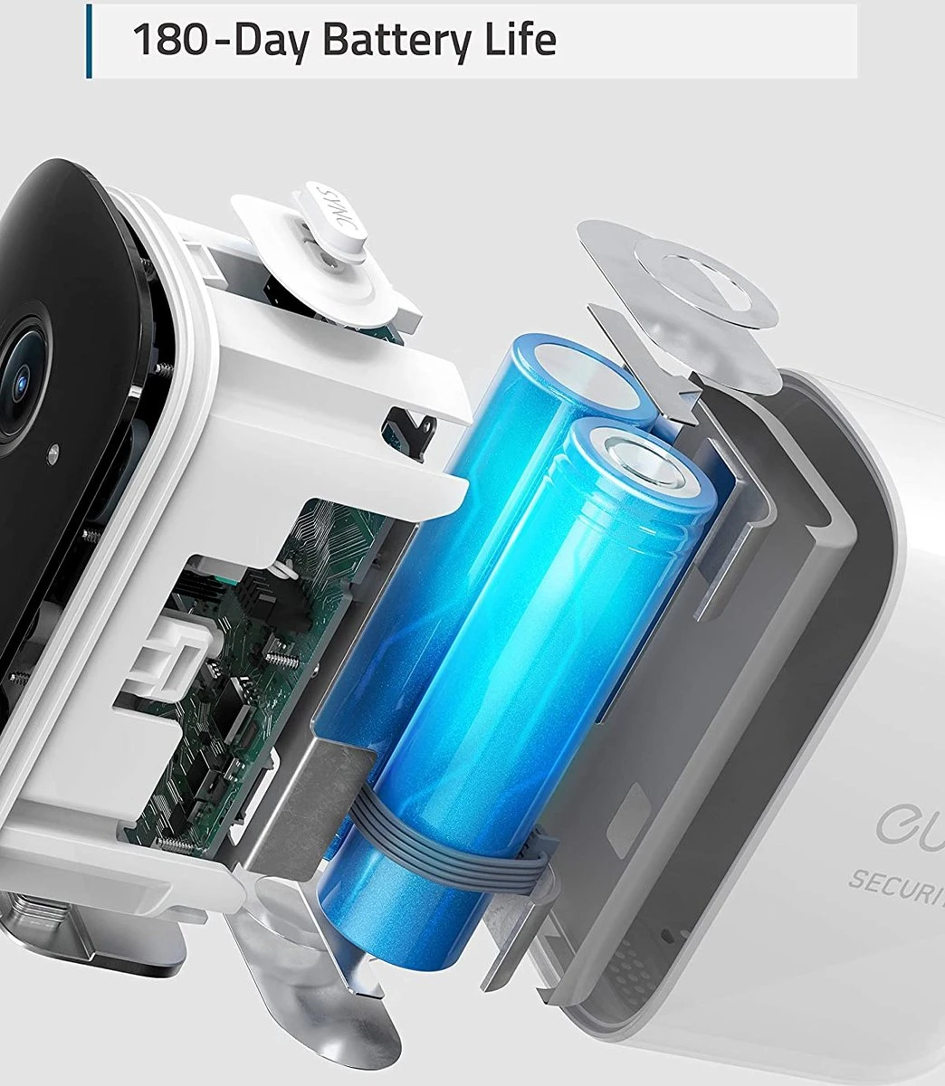 Eufycam 2C Pro - 2K Resolution - 2 Beveiligingscamera's / IP-camera's + Basisstation - 180 Dagen Batterij - Voor Binnen & Buiten 6 Eufycam 2C Pro - 2K Resolution - 2 Beveiligingscamera's / IP-camera's + Basisstation - 180 Dagen Batterij - Voor Binnen & Buiten - Afbeelding 6