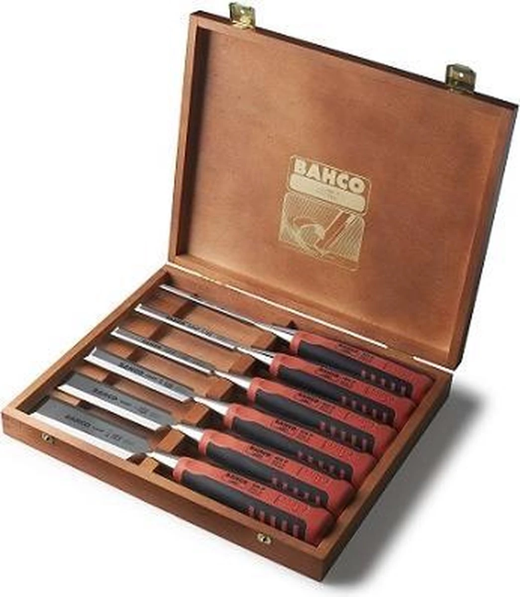Bahco Steekbeitelset - 6-delig - Houtbeitel - Incl. Opbergkist 9 Bahco Steekbeitelset - 6-delig - Houtbeitel - Incl. Opbergkist - Afbeelding 9
