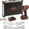 Black & Decker BLACK+DECKER BDCHD18BAFC-QW Accu Klopboormachine - 18V - 2 Accu's - Incl. 80 Accessoires