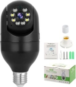 PuroTech Beveiligingscamera Zwart - IP Camera - E27 Dikke Fitting- Spy Camera - 2-Weg Audio - Beweeg En Geluidsdetectie - Nachtvisie - Draadloos - Huisdiercamera - Opslag In Cloud & App - Lamp Camera - 360 Graden Panoramisch 13 PuroTech Beveiligingscamera Zwart - IP Camera - E27 Dikke Fitting- Spy Camera - 2-Weg Audio - Beweeg En Geluidsdetectie - Nachtvisie - Draadloos - Huisdiercamera - Opslag In Cloud & App - Lamp Camera - 360 Graden Panoramisch -Makita || Merkloos || Stanley Verkoopwinkel 1048x1200 8