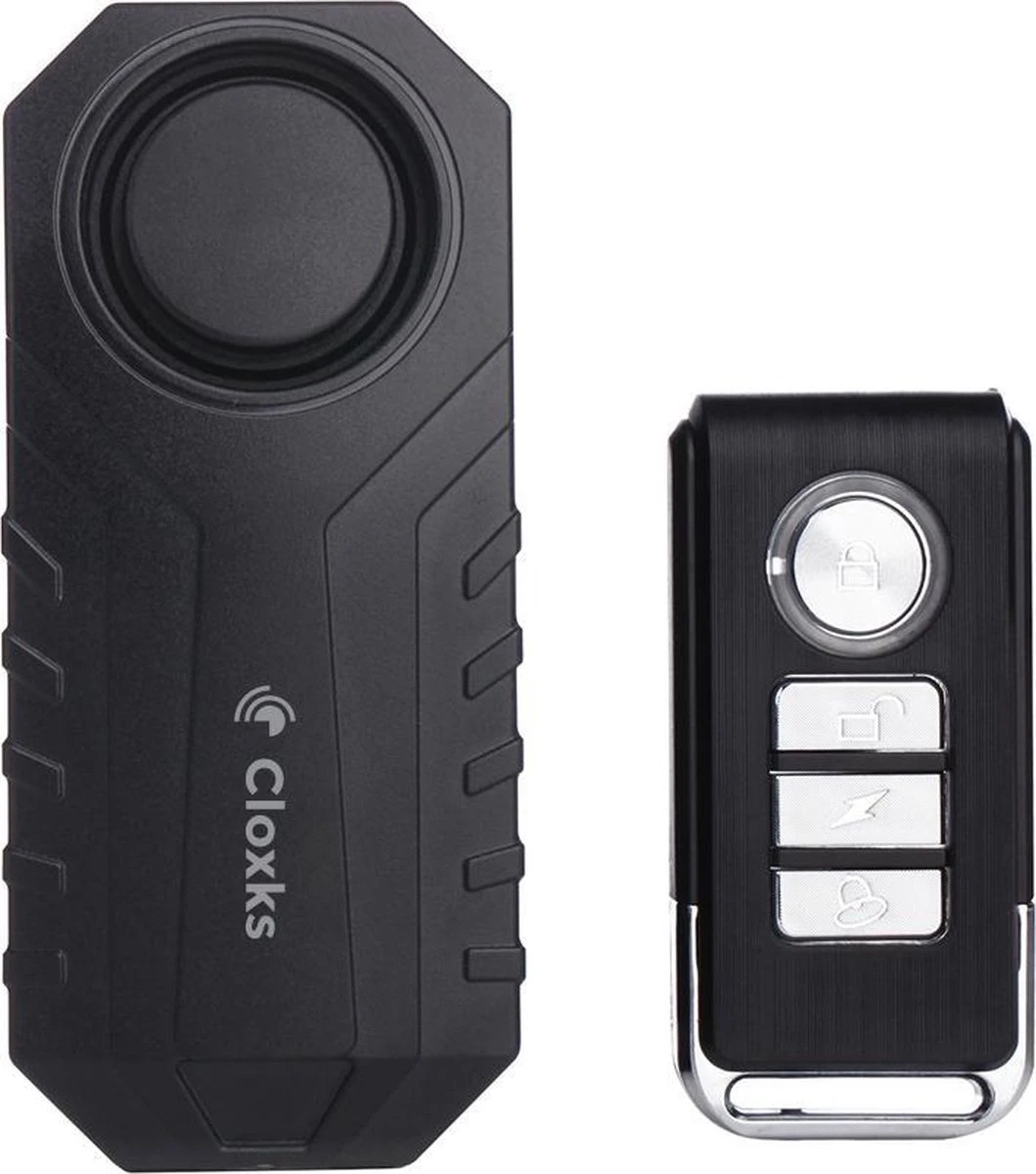 Merkloos Cloxks Alarmsysteem Voor Fiets & Scooter - Fietsalarm Met Afstandsbediening - Motor Alarm - Waterdicht Fietsslot 1 Merkloos Cloxks Alarmsysteem Voor Fiets & Scooter - Fietsalarm Met Afstandsbediening - Motor Alarm - Waterdicht Fietsslot