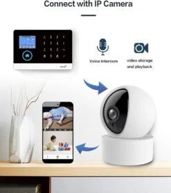 Hozard® Alarmsysteem | Met Sirene | Smart Home Beveiligingssysteem | Draadloos | Wifi Alarm | LCD Scherm | Incl RFID Tags- Draadloze Smart Home Beveiligingssysteem - Premium Pakket -Makita || Merkloos || Stanley Verkoopwinkel 1062x1200 10