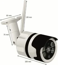 Denver Beveiligingscamera FULL HD Met (Tuya) App - 2MP Wifi Camera Voor Buiten Met Infrarood LEDs - Bewegingsdetectie - IOC232 -Makita || Merkloos || Stanley Verkoopwinkel 1063x1200 10