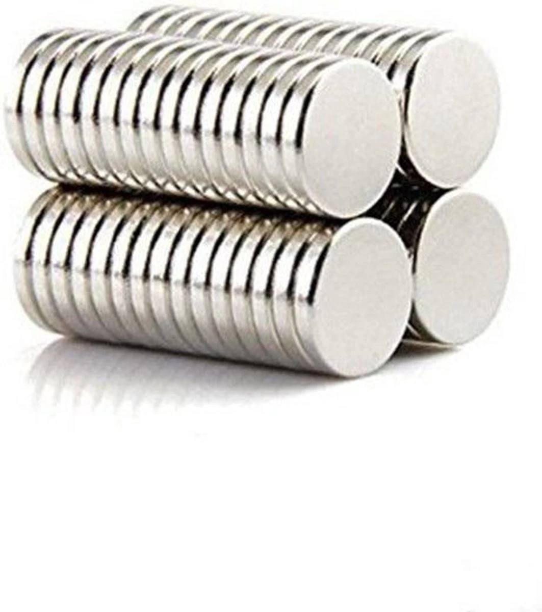 Merkloos Sterke Magneten Rond – 50N Sterk Magneetjes - 20 Stuks – 8 X 2mm 2 Merkloos Sterke Magneten Rond – 50N Sterk Magneetjes - 20 Stuks – 8 X 2mm - Afbeelding 2