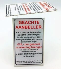 Merkloos Geen Verkopers, Geloofsovertuigers Of Energie Adviezen Aan De Deur Sticker Bordje - Glashelder Acrylaat - 95 Mm X 60 Mm - Promessa-Design. -Makita || Merkloos || Stanley Verkoopwinkel 1064x1200 8