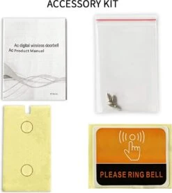 Draadloze Deurbel Set – Met Ontvanger Op Batterij - Bereik 300 Meter - IP65 Waterdicht - Zwart -Makita || Merkloos || Stanley Verkoopwinkel 1068x1200 11