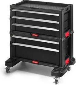 Keter Module Ladekast 5 Lades - 59,85x37,76x59,85cm - Zwart 22 Keter Module Ladekast 5 Lades - 59,85x37,76x59,85cm - Zwart -Makita || Merkloos || Stanley Verkoopwinkel 1069x1200