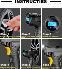 Draagbare Compressor Bandenpomp – 12V Luchtcompressor – Fiets, Auto Tot Camper – Elektrische Fietspomp -Makita || Merkloos || Stanley Verkoopwinkel 1069x1200 4