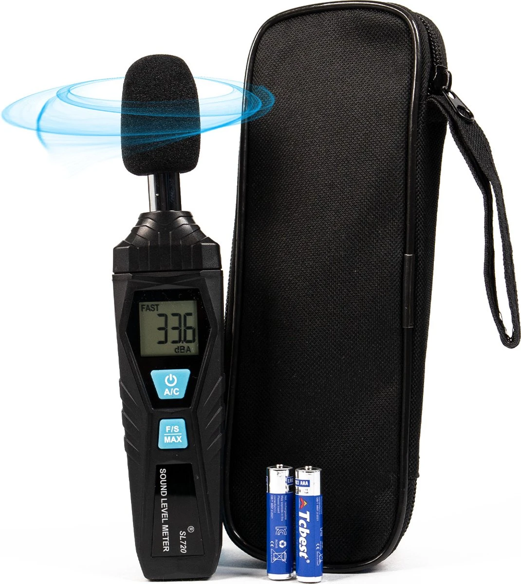 Decibel Meter - Db Meter - Geluidsmeter - Meet Tussen 30 DB En 130 DB - Nauwkeurig Tot 1,5 DB - Inclusief Batterijen 1 Decibel Meter - Db Meter - Geluidsmeter - Meet Tussen 30 DB En 130 DB - Nauwkeurig Tot 1,5 DB - Inclusief Batterijen