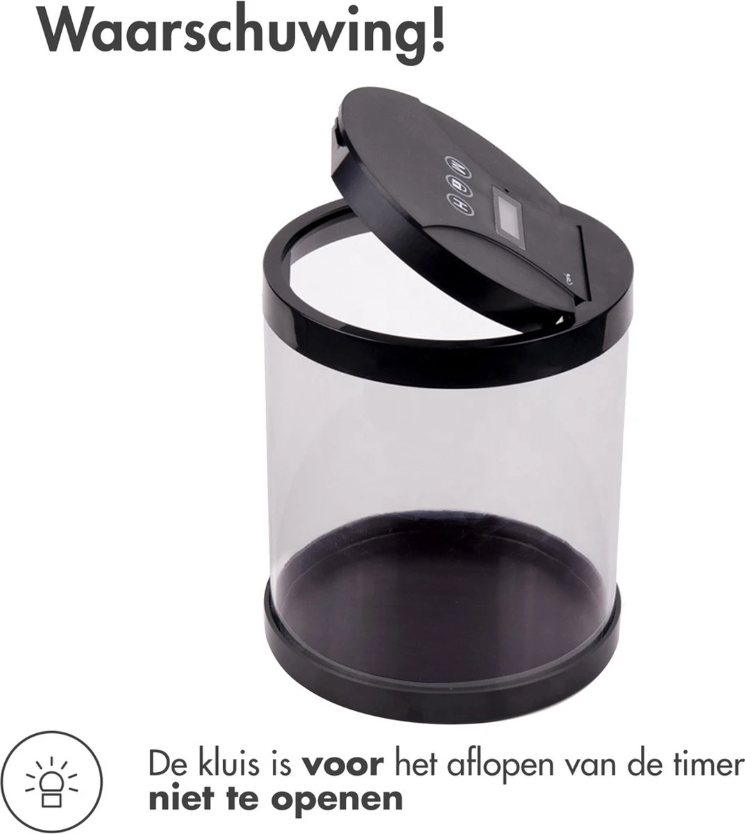 IMoshion Telefoon Kluis Met Tijdslot - Elektronische Telefoonkluis - Focus Box - Geen Afleiding En Bewezen Effectief - Zwart 7 IMoshion Telefoon Kluis Met Tijdslot - Elektronische Telefoonkluis - Focus Box - Geen Afleiding En Bewezen Effectief - Zwart - Afbeelding 7