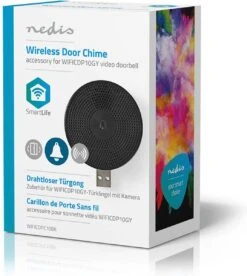 Nedis SmartLife Gong - Wi-Fi - Accessoire Voor: WIFICDP10GY - USB Gevoed - 4 Geluiden - 5 V DC - Instelbaar Volume - Zwart -Makita || Merkloos || Stanley Verkoopwinkel 1074x1200 9