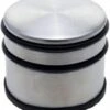 Excellent Houseware RVS Deurstopper 2 Stuks - Dubbele Rubberen Rand - Rand Met Rubber Aan De Voet - Voor In De Hal - Zware Deurstopper