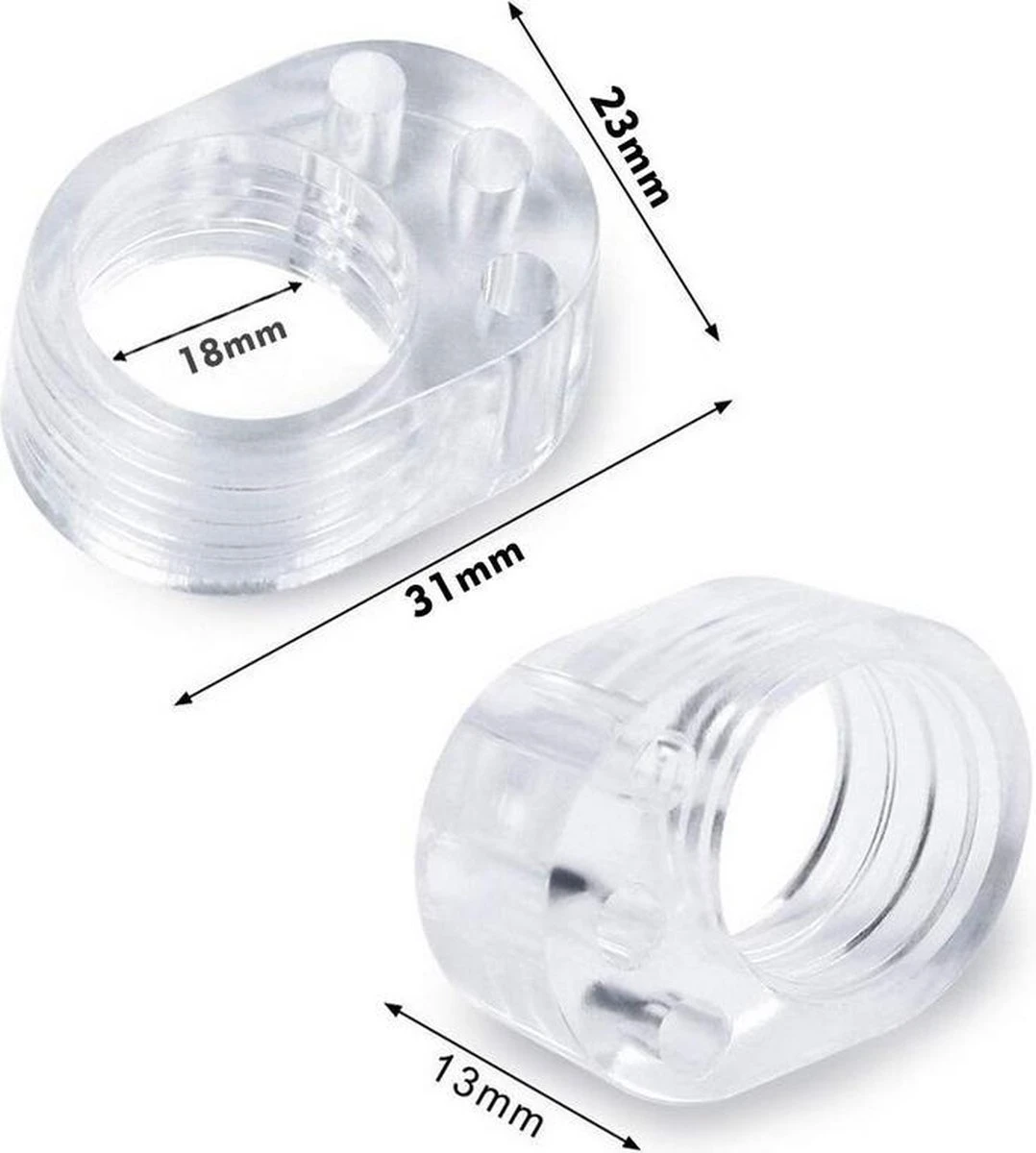 Deurstopper- Deurbuffer- Deurbeschermer- Silicoon- Plastic - Equantu®️ 3 Deurstopper- Deurbuffer- Deurbeschermer- Silicoon- Plastic - Equantu®️ - Afbeelding 3