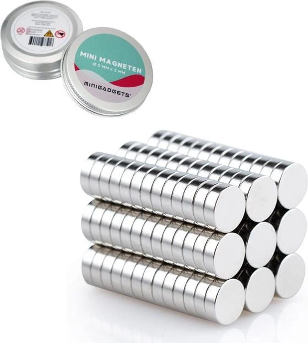 Super Sterke Magneten - 5 X 2 Mm (50-stuks) - Rond - Neodymium - Koelkast Magneten - Whiteboard Magneten - Klein - Ronde - 5x2mm 1 Super Sterke Magneten - 5 X 2 Mm (50-stuks) - Rond - Neodymium - Koelkast Magneten - Whiteboard Magneten - Klein - Ronde - 5x2mm