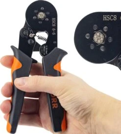 ALDORR Adereindhulstang Zeskante Persing - Krimptang - 0,25 Tot 6 Mm2 (AWG 23 Tot 10)