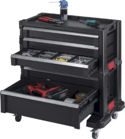 Keter Module Ladekast 5 Lades - 59,85x37,76x59,85cm - Zwart 15 Keter Module Ladekast 5 Lades - 59,85x37,76x59,85cm - Zwart -Makita || Merkloos || Stanley Verkoopwinkel 1084x1200 1