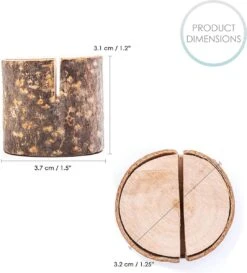 The Twiddlers Kaarthouder 3,7 X 3,1 Cm Hout Bruin 50 Stuks -Makita || Merkloos || Stanley Verkoopwinkel 1084x1200 7