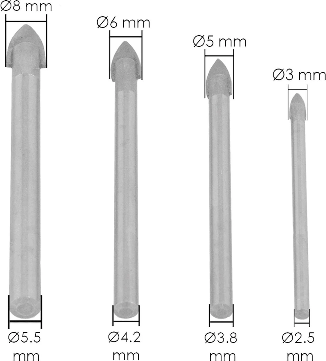 Benson Glasborenset - 4-delig 7 Benson Glasborenset - 4-delig - Afbeelding 7