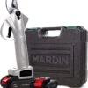 Mardin Elektrische Snoeischaar - Accu Snoeischaar – Elektrische Heggenschaar – Snoeischaar - Inclusief Koffer - Extra Accu - Grijs