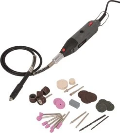 Powerplus POWE80060 Roterende Multitool - Multifunctioneel Gereedschap - 135W - Roterend - Variabele Snelheid - Incl. Statief, Slang, 40 Accessoires En Gereedschapskoffer -Makita || Merkloos || Stanley Verkoopwinkel 1087x1200 3