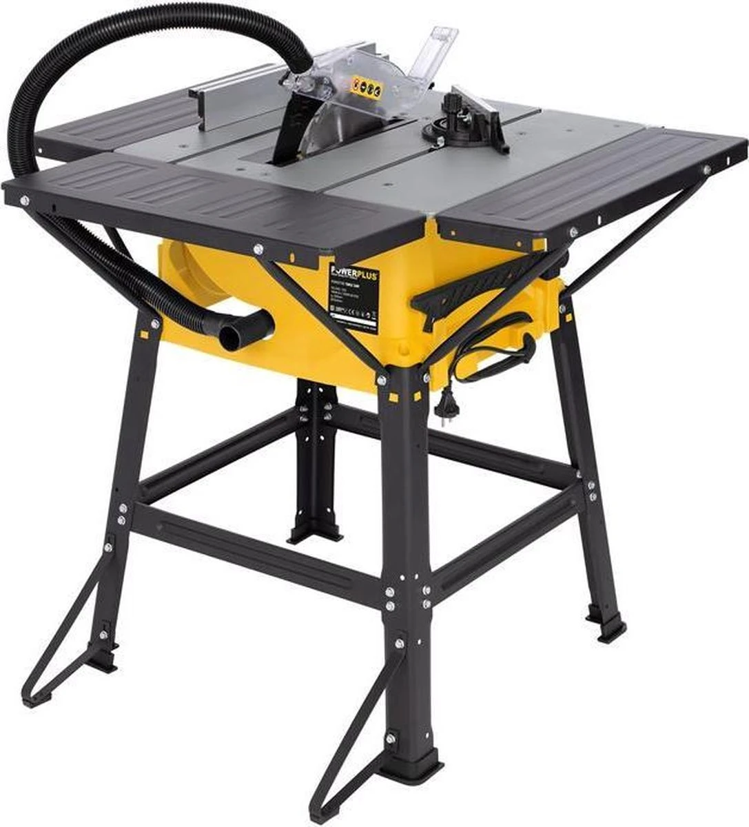 Powerplus POWX07595 Zaagtafel - Tafelzaagmachine Met Onderstel - 2000W - 250mm Zaagblad- Incl. 24 Tanden Cirkelzaag Blad Voor Hout, Parallelgeleider, Aansluiting Voor Stofzuiger - Stevig En Gebruiksvriendelijk 6 Powerplus POWX07595 Zaagtafel - Tafelzaagmachine Met Onderstel - 2000W - 250mm Zaagblad- Incl. 24 Tanden Cirkelzaag Blad Voor Hout, Parallelgeleider, Aansluiting Voor Stofzuiger - Stevig En Gebruiksvriendelijk - Afbeelding 6