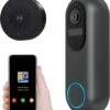 Vision Video Deurbel Met Camera + WiFi | Bewegingssensor | Draadloos Op Accu (9600 MAh) | 1080P Inclusief Draadloze Gong (t-ring Geluid) En 32GB SD-kaart