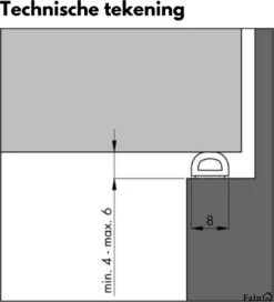 Tochtstrips Voor Deuren – 6 Meter Rol – Zwart – Tochtband Zelfklevend - D-profiel - Tochtstopper – Tochtband - Tochtstrip Deur – Deurborstel – Tochtstrip Raam – Tochtborstel – Tochtwering -Makita || Merkloos || Stanley Verkoopwinkel 1089x1200 8