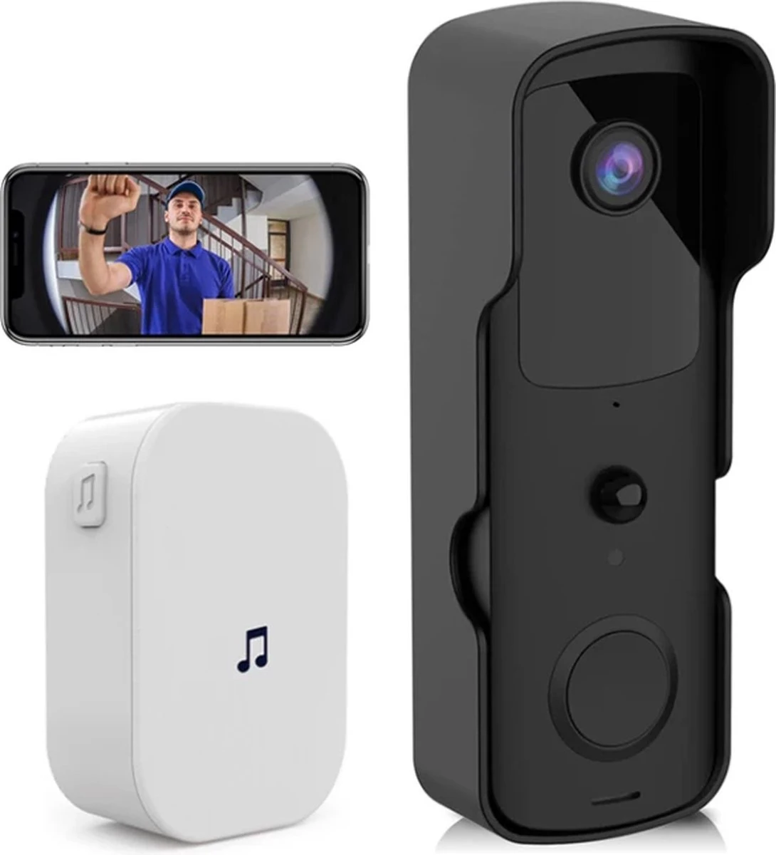 T-ring Smarthome Video Deurbel V3 - Deurbelset - Draadloos - IOS En Android - Zwart (Geen Abonnement Verplichting) (incl. 2 X Oplaadbare Accu Batterijen En Losse Bel.) EXTRA SMAL MODEL ! 16 T-ring Smarthome Video Deurbel V3 - Deurbelset - Draadloos - IOS En Android - Zwart (Geen Abonnement Verplichting) (incl. 2 X Oplaadbare Accu Batterijen En Losse Bel.) EXTRA SMAL MODEL ! - Afbeelding 16