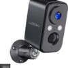 Looki Draadloze Beveiligingscamera Op Batterij - Incl. 32GB SD-kaart - Voor Binnen En Buiten - Met Nachtzicht - Floodlight - Camera Beveiliging - Zwart