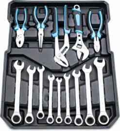 Merkloos Gereedschapskist / Trolley - 1200-delig - Incl. Koffer -Makita || Merkloos || Stanley Verkoopwinkel 1095x1200 1