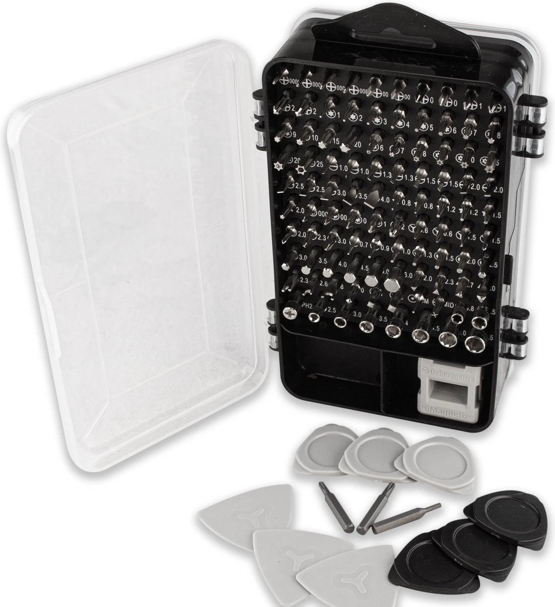 Brute Strength - 138 Delige Precisie Schroevendraaierset Magnetisch - Universeel - Magnetisch - Gereedschapset- Schroevendraaiers - Bitset Met Torx - Cadeau Voor Man 5 Brute Strength - 138 Delige Precisie Schroevendraaierset Magnetisch - Universeel - Magnetisch - Gereedschapset- Schroevendraaiers - Bitset Met Torx - Cadeau Voor Man - Afbeelding 5