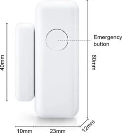 Hozard® Alarmsysteem | Met Sirene | Smart Home Beveiligingssysteem | Draadloos | Wifi Alarm | LCD Scherm | Incl RFID Tags- Draadloze Smart Home Beveiligingssysteem - Premium Pakket -Makita || Merkloos || Stanley Verkoopwinkel 1100x1200 10